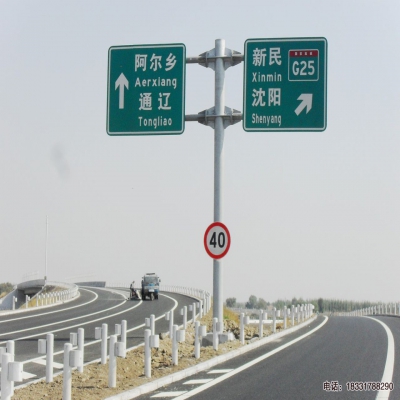 張家界單懸臂式交通標(biāo)志桿273*10*8100
